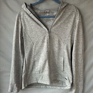 Gray Women's Zip-Up Athletic Hoodie